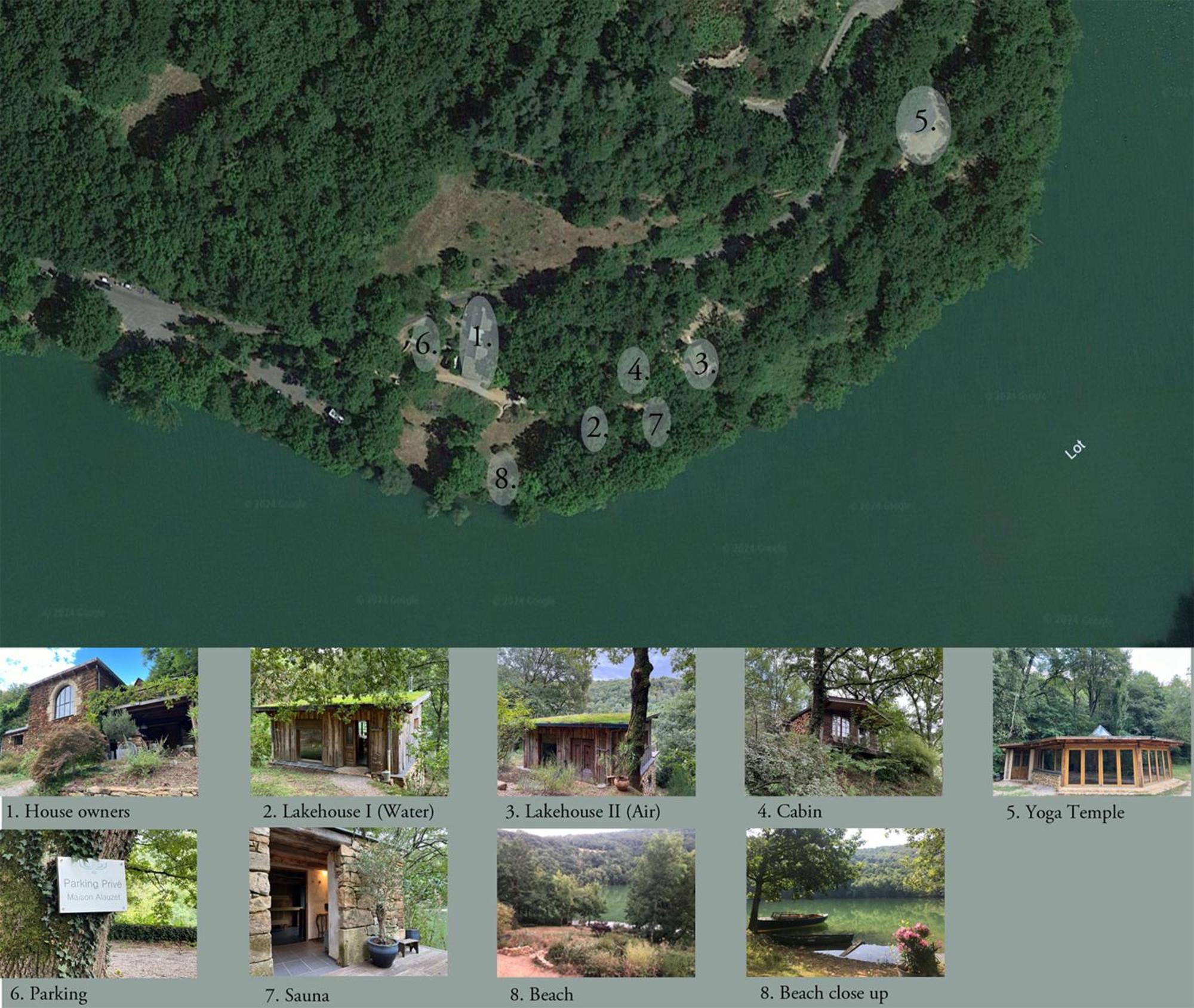 Lake House I // Alauzet Ecolodge + Nature Spa Castelnau-de-Mandailles Esterno foto